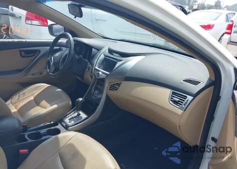 2013 Hyundai Elantra Limited из США, поврежденный, VIN 5NPDH4AE1DH345879